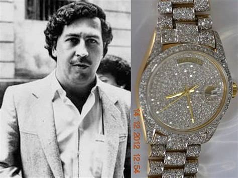 pablo escobar diamond rolex|escobar's watch price.